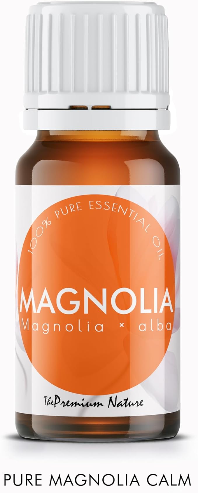 Organic Magnolia Essential Oil | 100% Pure & Natural Magnolia alba Flower Oil with Soft Creamy Floral Aroma | for Diffuser, Candle Making & DIY Aromatherapy Blends, 0.34 fl oz