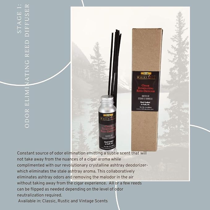 WHIFF OUT ODOR ELIMINATING REED DIFFUSER ( Vintage ) Scent