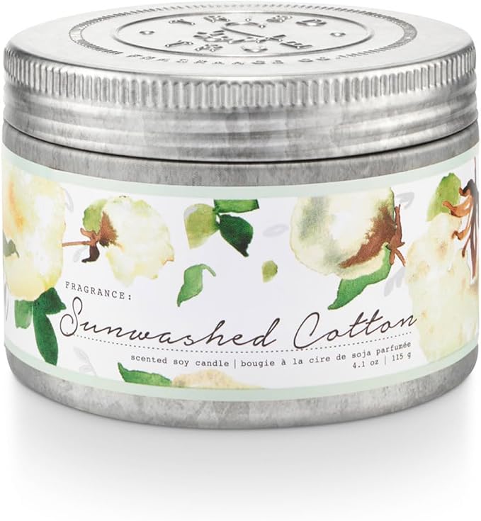 Tried & True Sunwashed Cotton Candle, 4.1 oz. Tin