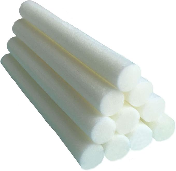 10-Pack Car Diffuser Sponges Refill Sticks Filter Wick Replacement, Absorbent sponge sticks, 2.75 X 0.31 Inch for Car Humidifier Diffuser and Mini Humidifier Ultrasonic Aroma Diffuser