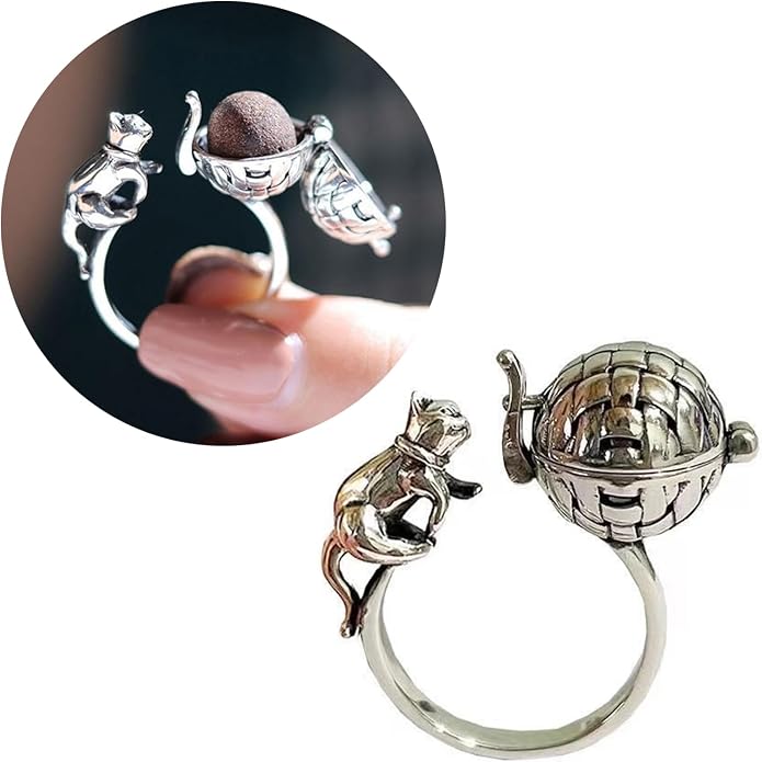 Trendy Accessory Stainless Steel Diffuser Rings for Essential Oils Perfect for Daily Wear Date Wome