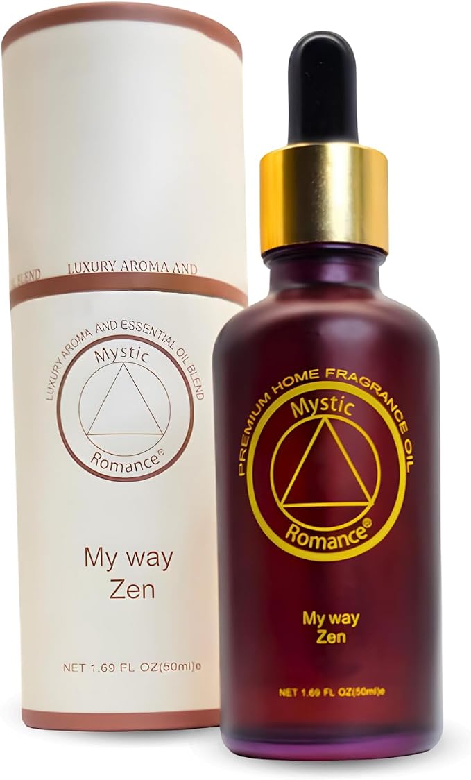 Mystic Romance My Way Zen Premium Home Fragrance Oil - for Aroma Oil Diffusers and Burner Oil Lamps (50ml, My Way Zen)