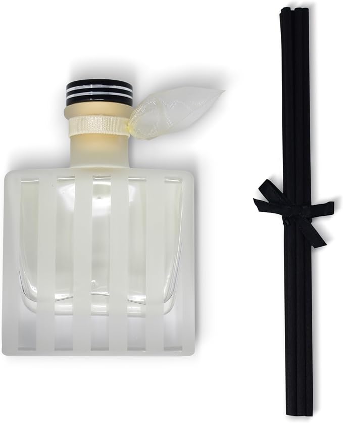 Reed Diffuser Set, Vanilla Antilles Scented Oil Diffuser with Sticks, Home Fragrance Accessories for Bathroom Shelf Decor, Aroma Diffusers for Home or Office Fall Decor, USA Made