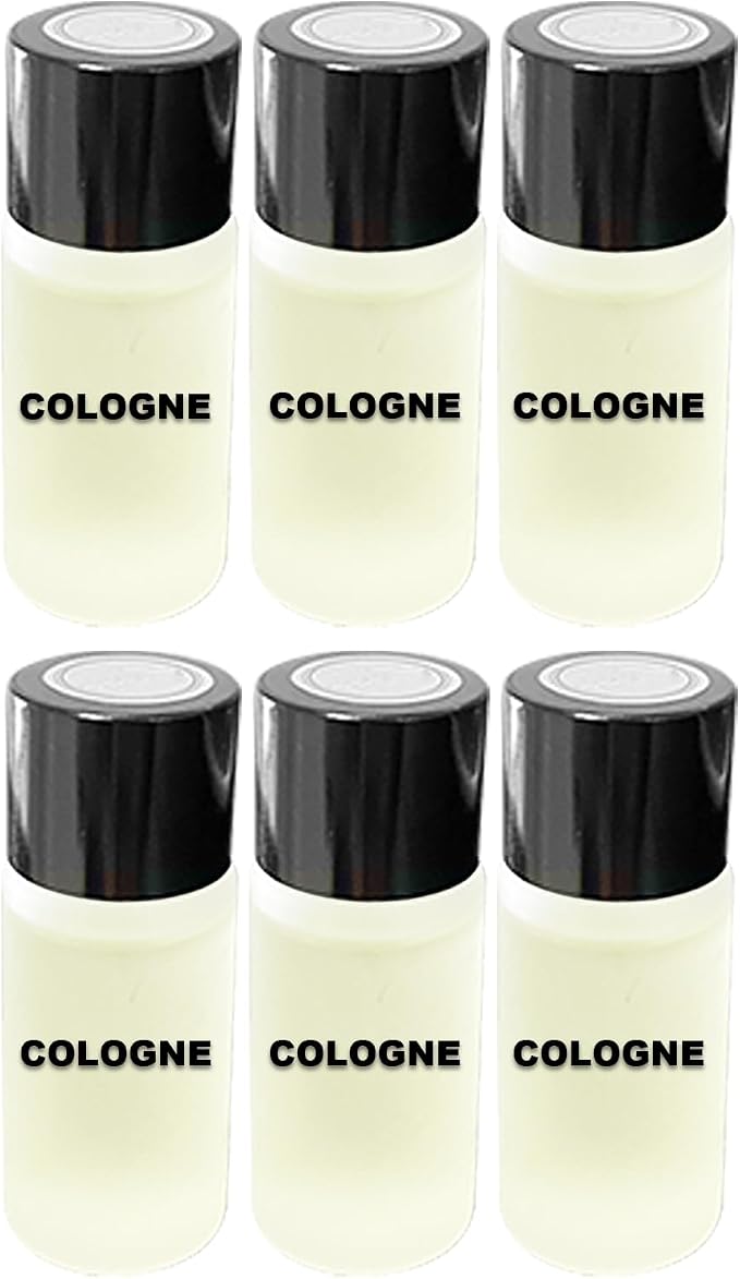 Car Air Freshener Refill Liquid Set of 6 x 10 ML - Smart Car Air Freshener Refill - Car Fragrance Refill - Car Diffuser Refill (Cologne)