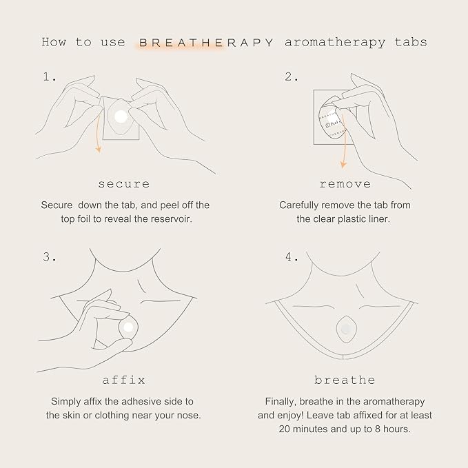Aroma Patches - Lavender - Pure Essential Oil Patch for Aromatherapy - Help for Stress, Sleep and Headache