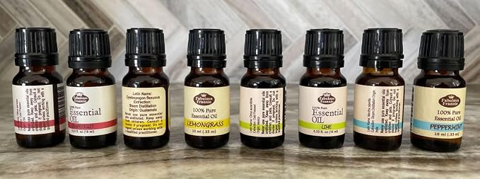 Fabulous Frannie Essential Oil Beginner Starter Set - 100% Pure Essential Oils .33oz (Pack of 14)