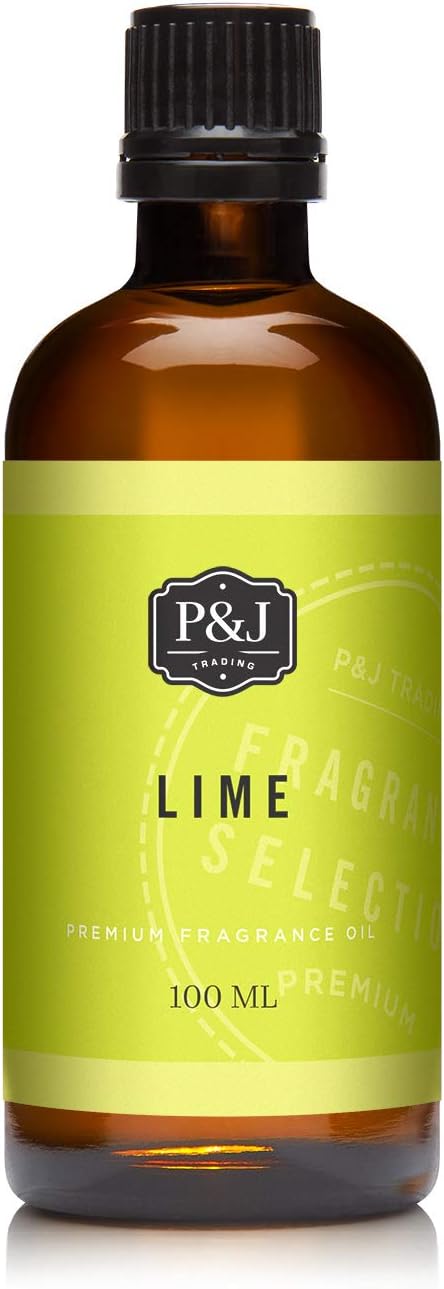 P&J Trading Fragrance | Lime Oil 100ml - Candle Scents for Candle Making, Freshie Scent, Soap Making Supplies, Diffuser Oil Scents