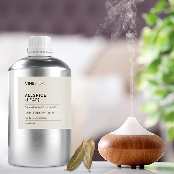 VINEVIDA [32oz] Allspice (Leaf) Essential Oil - Bulk Essential Oil for Soap Making and Candle Making
