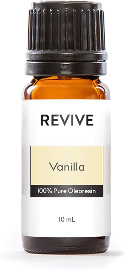 Vanilla by Revive Essential Oils - 100% Pure Therapeutic Grade, for Diffuser, Humidifier, Massage, Aromatherapy, Skin & Hair Care
