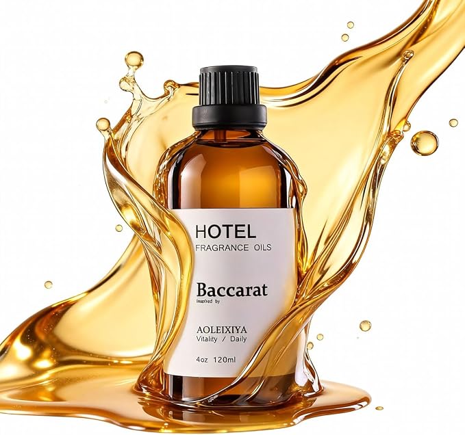 Hotel Collection Diffuser Oil Scent Inspired by The Iconic 5-Star Hotel Baccarat for Waterless Diffuser & Home Scenting Essential Oil for Ultrasonic and Crafting (4 Fl Oz Pack of 1)