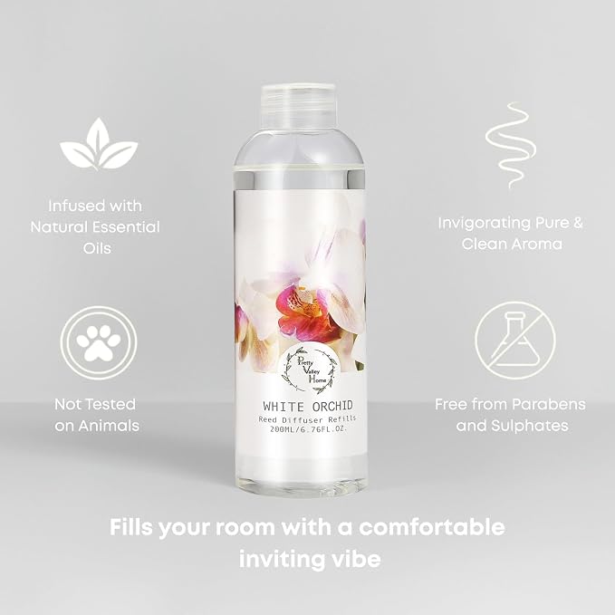 Pretty Valley Reed Diffuser Refill (White Orchid)
