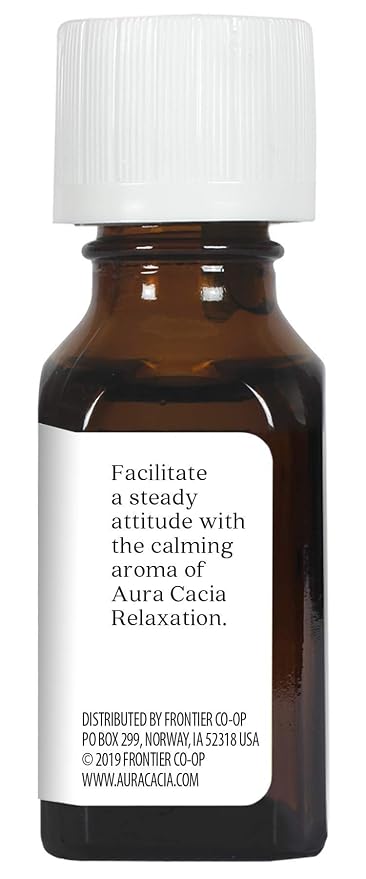 Aura Cacia Relaxation Essential Oil Blend 1/2 Oz. Bottle