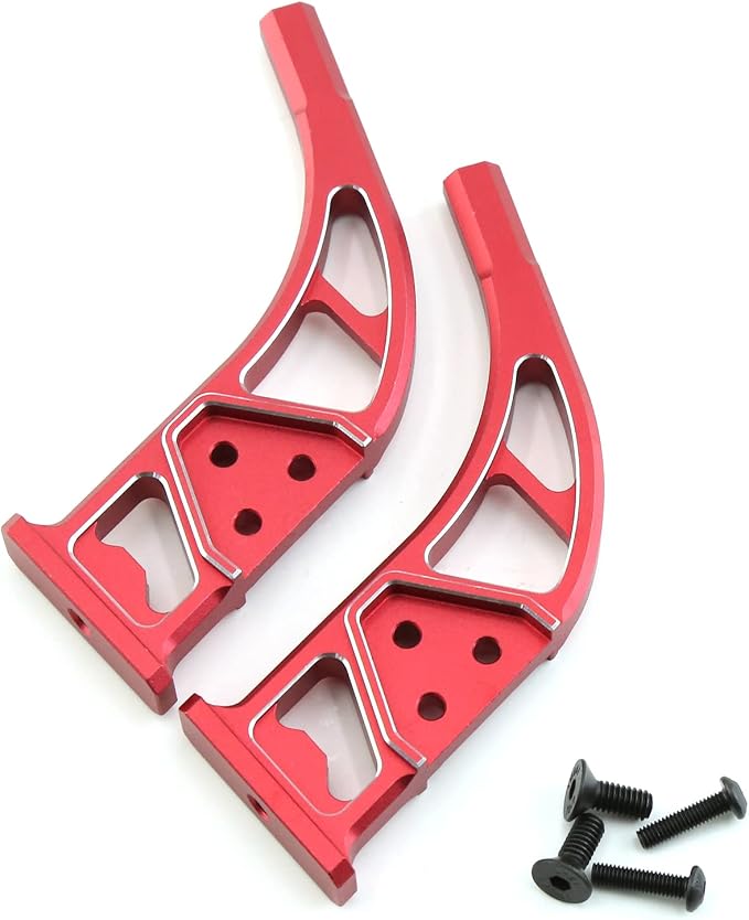 Rear Wing Mount Alum Alloy Diffuser Support for 1/7 Felony Infraction 6S BLX Limitless Roller ARA320519 Upgrade Parts (Red)