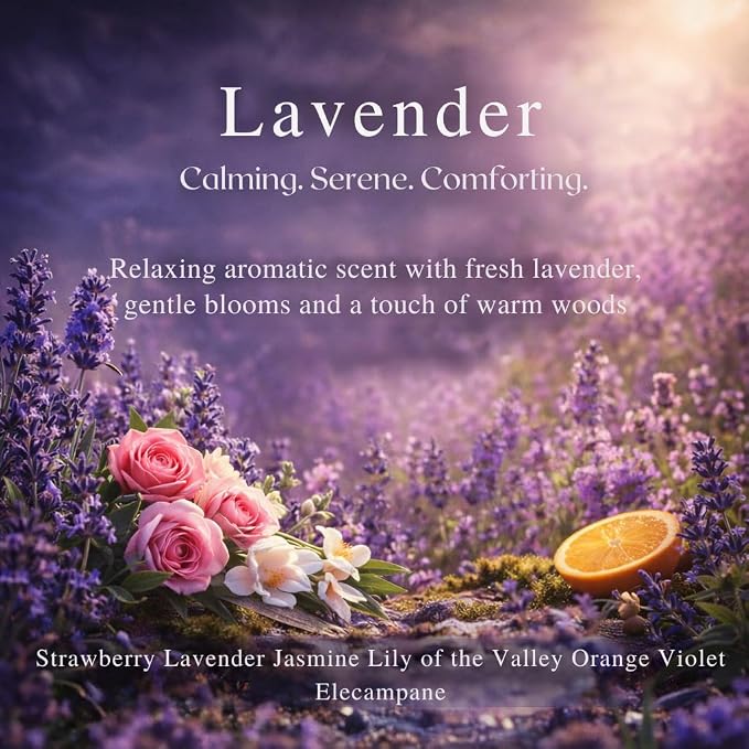 Car Air Freshener Refill for Smart Car Diffuser, 3 x 10ml Fragrance Oil Refills, Vent Clip Compatible, Long Lasting Car Diffuser Refill (Lavender)