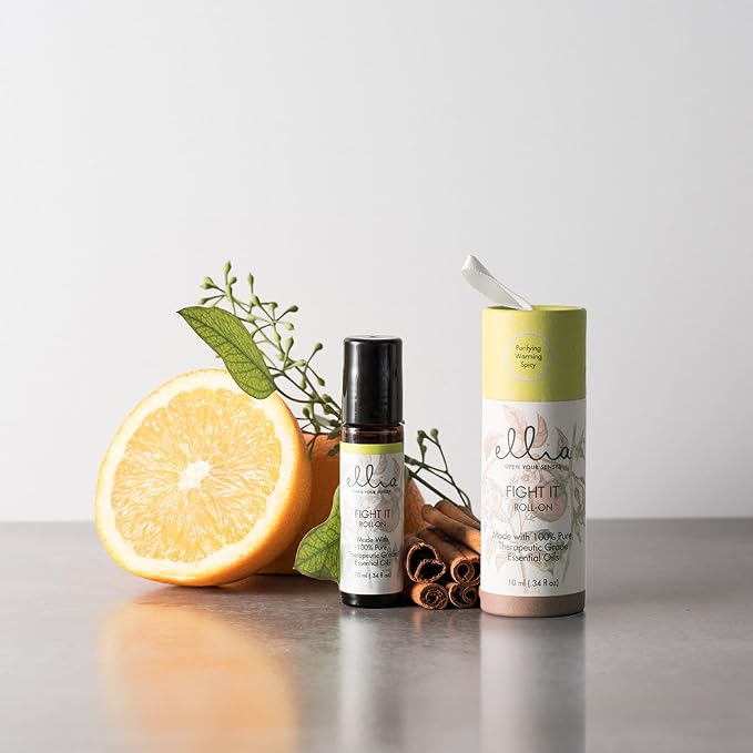 Ellia Essential Oil Roll-On | Fight It Blend| 10ml, 100% Pure, Therapeutic Grade