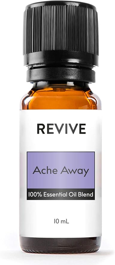 Ache Away Essential Oil Blend by Revive Essential Oils - 100% Pure Therapeutic Grade, for Diffuser, Humidifier, Massage, Aromatherapy, Skin & Hair Care