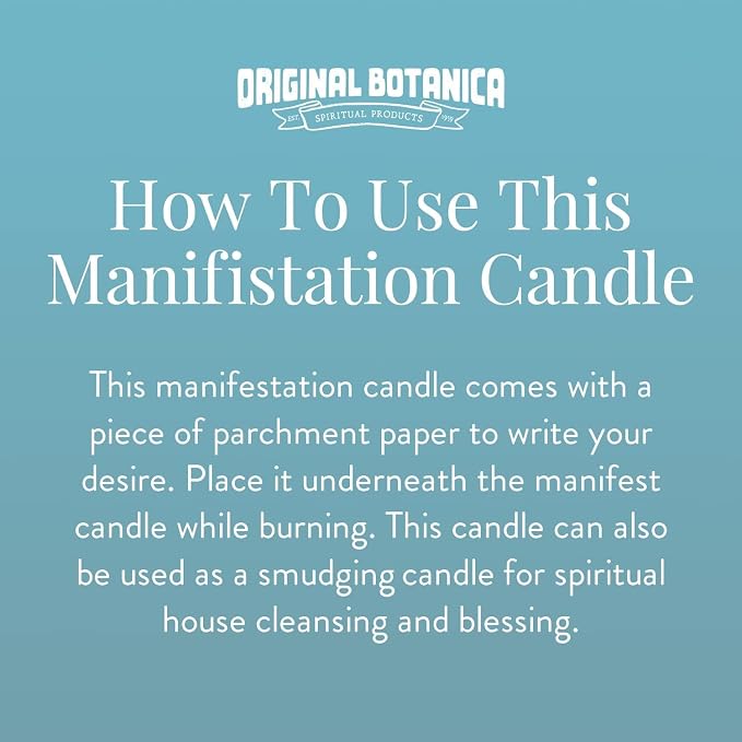 Original Botanica Uncrossing & Cleansing 7 Wicks Candle, White