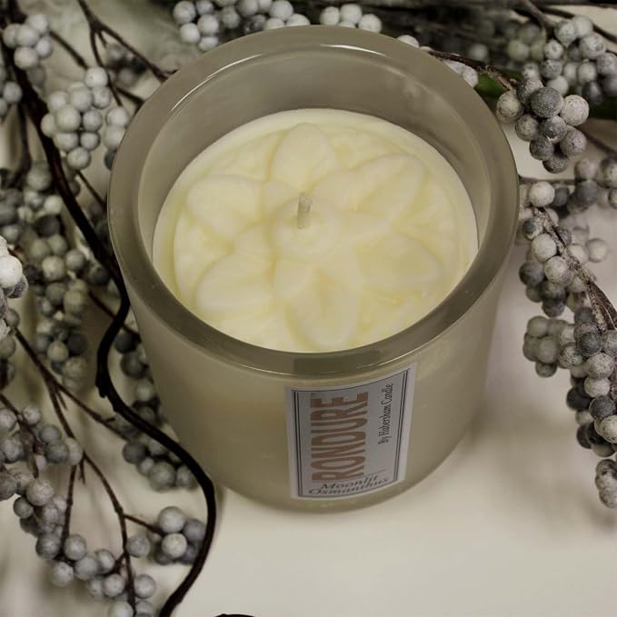 Habersham Rondure Candle – Moonlit Osmanthus Scented Candle, Up to 55 Hours Burn Time, Authentic and Long Lasting Fragrance, Soy Blend Wax, 9.5 oz Glass Jar Candle
