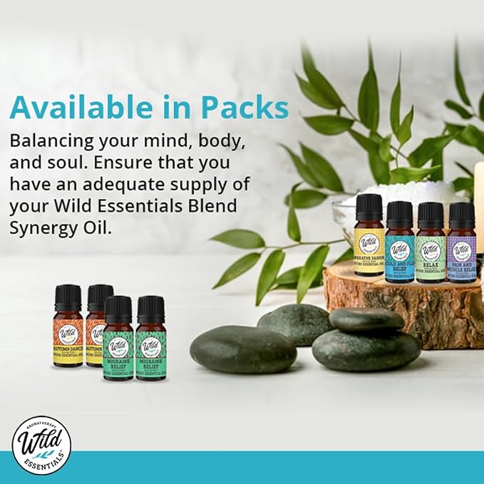 Wild Essentials Smudge Blend 100% Pure White Sage and Palo Santo Essential Oil - 10ml, Premium Grade, Made and Bottled in The USA, Cleansing, Purifying, Calming