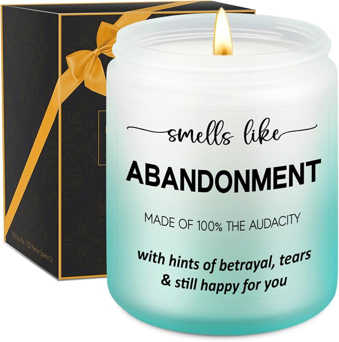 GSPY Scented Candles - Friends Moving Away, Coworker Leaving Ideas, Funny Retirement Gifts for Women, Men - Goodbye, Going Away, Farewell Gifts for Coworkers, Boss, Work Bestie, Woman, Best Friend