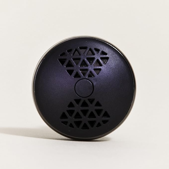 MAISON BERGER Car Diffuser, On/Off Smart Black, No Refill Included | Patented On/Off Intensity Control, Refillable Vent Clip, Holder Only, Ceramic Refill Sold Separately, Made in France