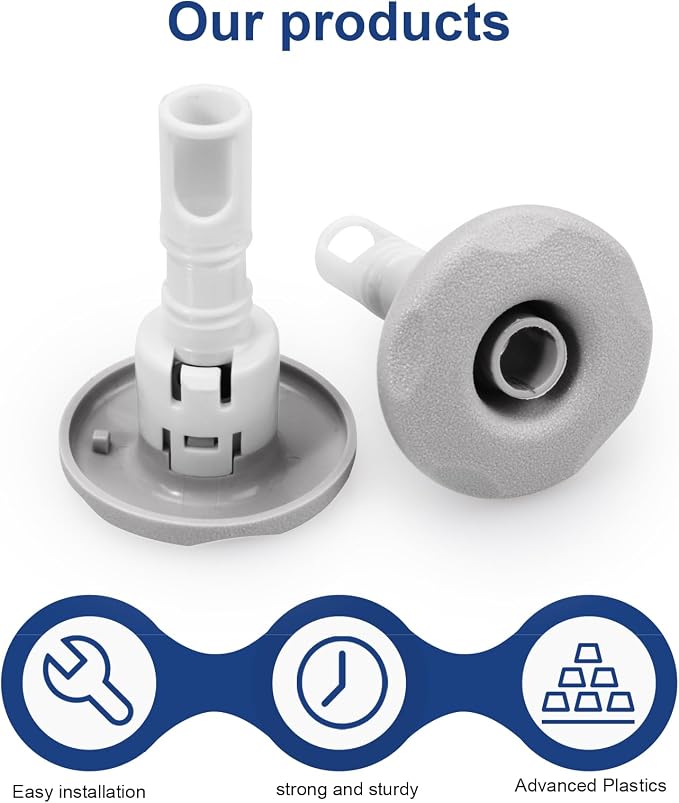 SuperDi 2" Spa Hot Tub Jets Diffuser Replacement for Cluster Storm Jet Directional 212-1549 218-5140 5-Pack