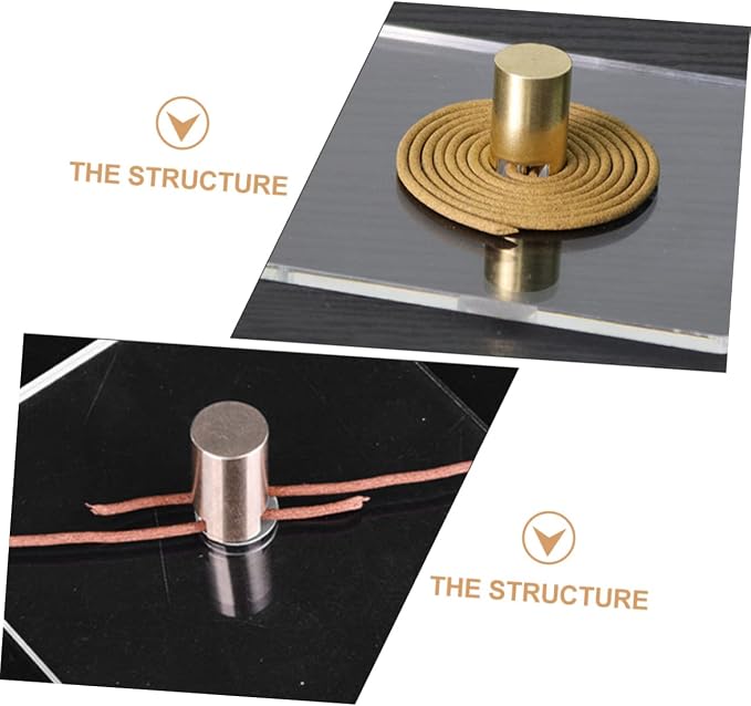 ABOOFAN Copper Coil Incense Maker Kit Handmade Portable Incense Winding Machine for DIY for Meditation Yoga and Home Aromatherapy