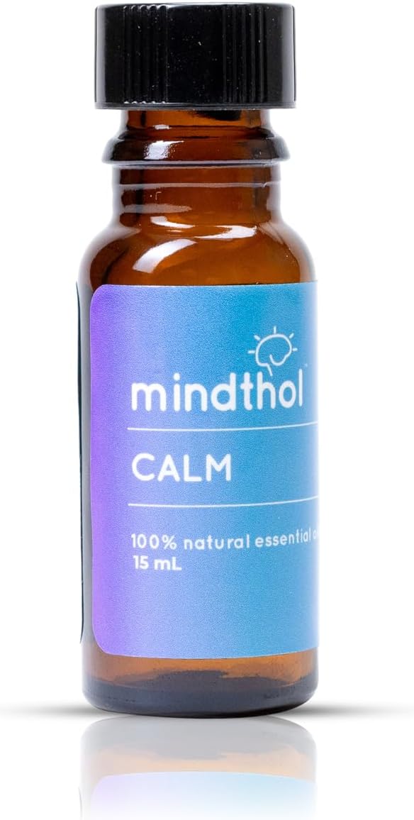 Calm Essential Oil 15ml - 100% Pure Blend for Relaxation, Emotional Balance & Calm Focus - Lavender, Chamomile, Bergamot & Sandalwood