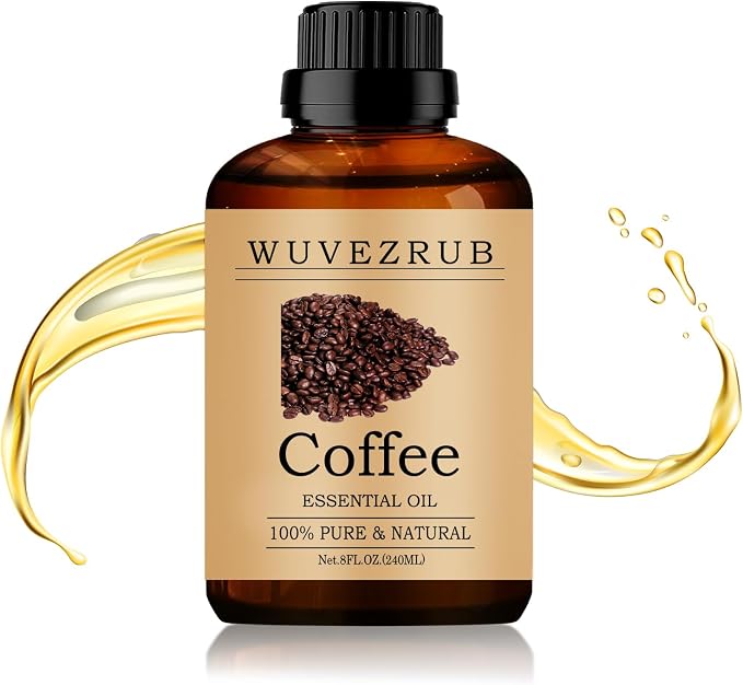 Coffee Essential Oil 240ML - 100% Pure and Natural Oils for Aromatherapy Diffuser - 8 Fl Oz/Coffee