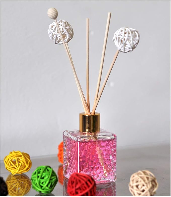 100 Pieces Natural Rattan Reed Diffuser Replacement Sticks (10.2" x 3mm)
