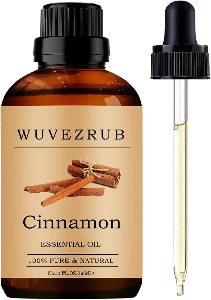 Cinnamon Essential Oils, 60ML Pure and Natural Essential Oil for Aromatherapy Diffuser - Cinnamon /2 Fl Oz