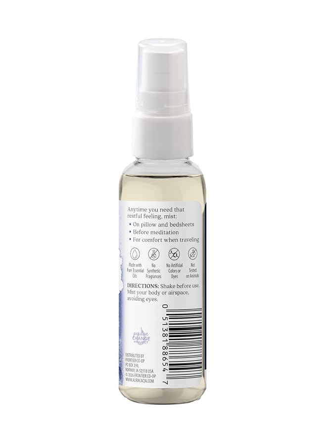 Aura Cacia Essential Solutions Mist, Pillow Potion, 2 Fluid Ounce