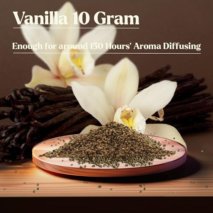 Aroma Diffuser-Compatible Scented Pellets/Granules : Vanilla,10g, Refills for Orbby Incense Burner