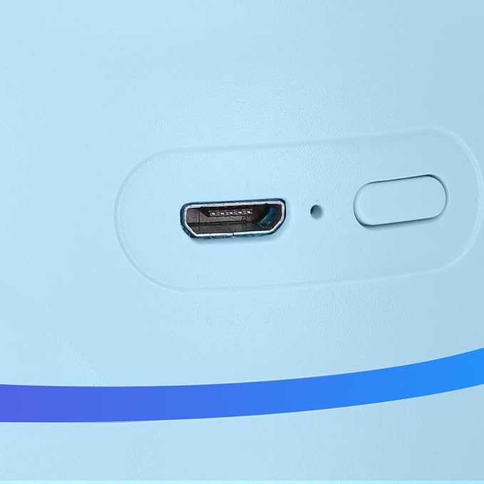 Small Humidifiers For Bedroom, Portable Humidifiers For Travel 300ml Air Humidifier USB Charging Aroma Oil Diffuser Portable Mute Car Air Freshene (Blue)
