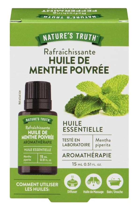 Nature's Truth Essential Oil, 100% pure Peppermint Oil, 1 Count