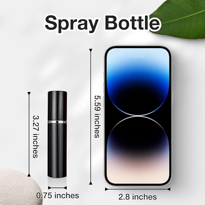 5ML Perfume Travel Spray Bottle(1 PC), Perfume Atomiser Refillable, Portable for Travel Holiday, Outdoor Activities and Business (golden)