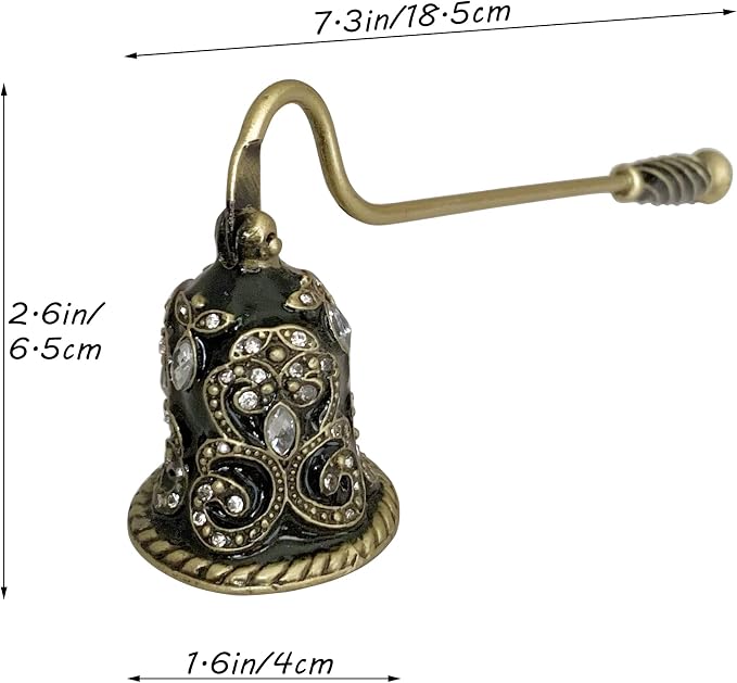 Candle Snuffer, Unique Candle Extinguisher Snuffer, Decorative Candle Extinguisher Metal Candle Tool