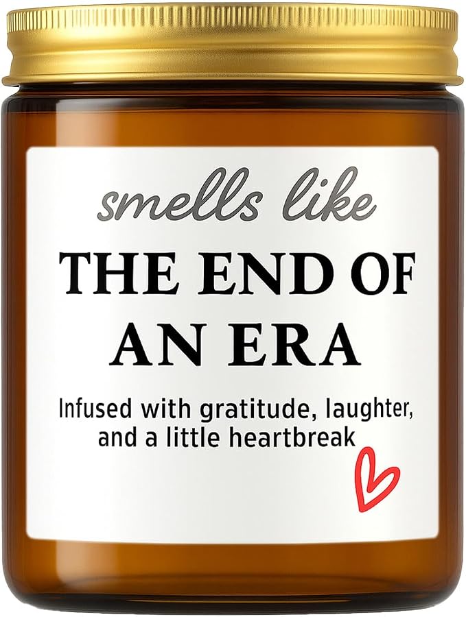 Retirement Gift for Woman – Unique & Heartfelt Retirement Gifts for Men – Lavender Memorable Farewell Gifts for Coworkers, Present for Boss, Friend, Office Goodbye Party by Joyqua, Brown