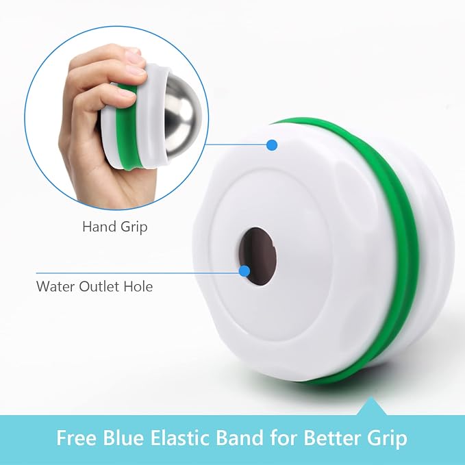AHIER Cold Massage Roller Ball, Cold Therapy Relief, Free Rolling Removable Gel Ball Deep Tissue Massage Pain Relief, Great Tool for Back/Neck Pain, Muscles Recovery and Inflammation