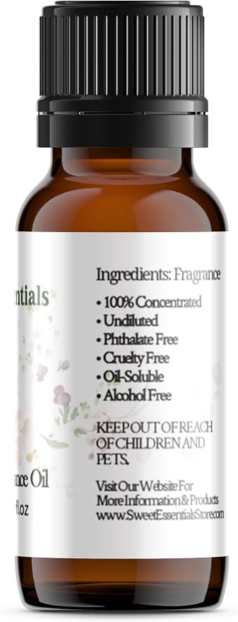 Shampure Type, 10ml (0.35fl oz) Premium Fragrance Oil, Aromatherapy, Diffuser, Crafts, Soap, Home Scents, Bath & Body, DIY Parfum and Much More. Versatile & Long-Lasting by Sweet Essentials