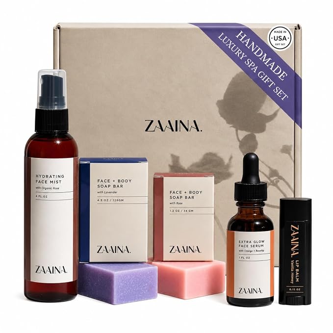 Spa Gifts for Women, Self Care Gift Basket for Women, Relaxing Spa Gift Set with Natural Skincare, Birthday Gifts for Women, Mom, Wife, Girlfriend, Mothers Day Pamper Care Package