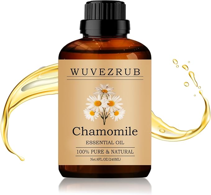 Chamomile Essential Oil 240ML - 100% Pure and Natural Oils for Aromatherapy Diffuser - 8 Fl Oz/Chamomile