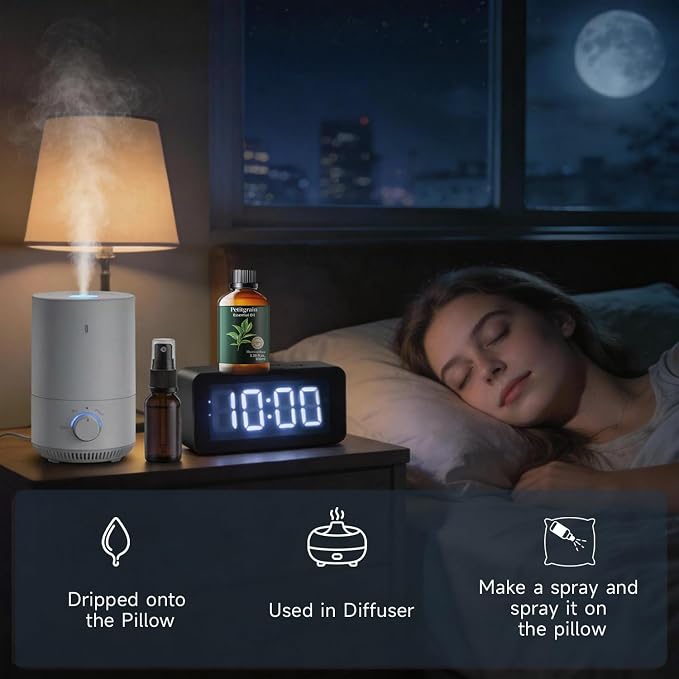 Petitgrain Essential Oil, Pure Mumianhua Natural Citrus‑Woody Aroma for Bedtime Serenity & Pillow Mist, Evening Wind‑Down, Diffuser, Skin, Hair, Candle Making – 3.38 Fl Oz