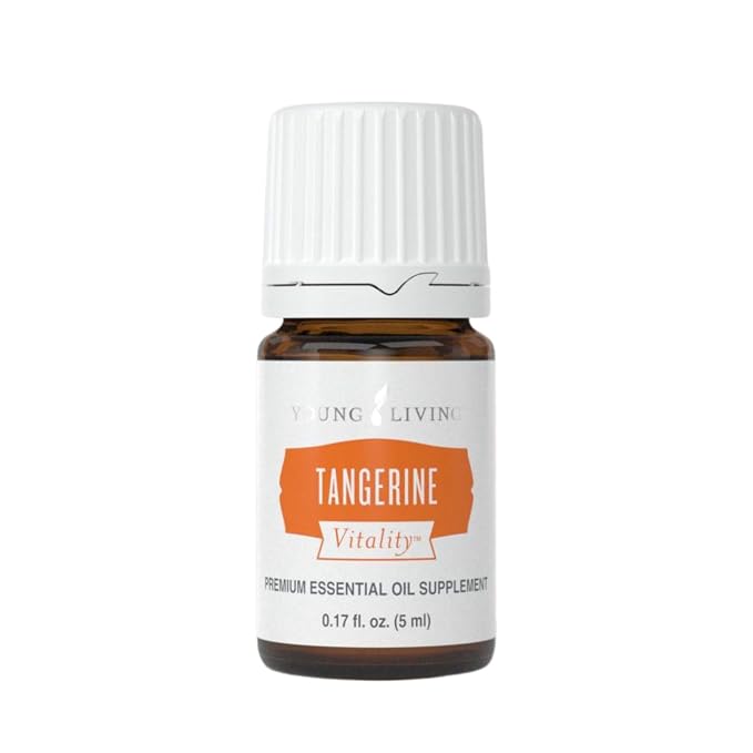 Young Living - Tangerine Vitality Essential Oil 5 ml | Contains Antioxidants | Immune Support & Dietary Supplement | Sweet Citrus Flavor Enhancer for Foods & Beverages