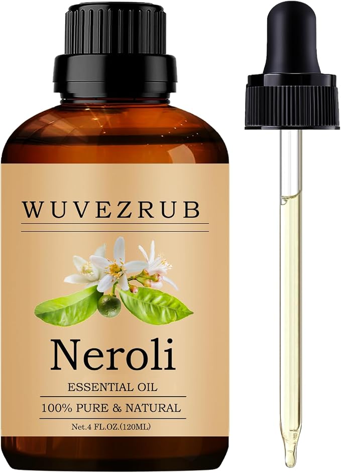 Neroli Essential Oils 120ML, Pure Neroli Essential Oil for Aromatherapy Diffuser - 4 Fl Oz