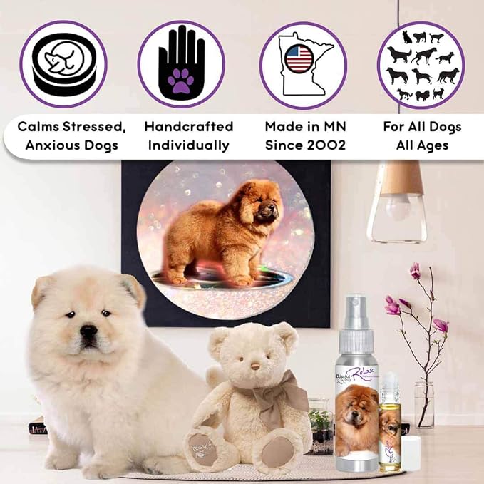 The Blissful Dog Chow Relax Dog Aromatherapy Spray for Your Dog's Anxiety