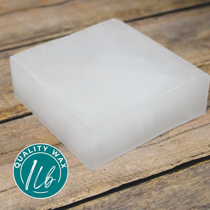 Direct Candle Supply 1lb Paraffin Wax, Parafin Wax, Paraffin Wax Candle Making Kit, Paraffin Wax Blocks, Making, Canning, Waterproofing, Metal Preservation, and a Variety of Other Applications