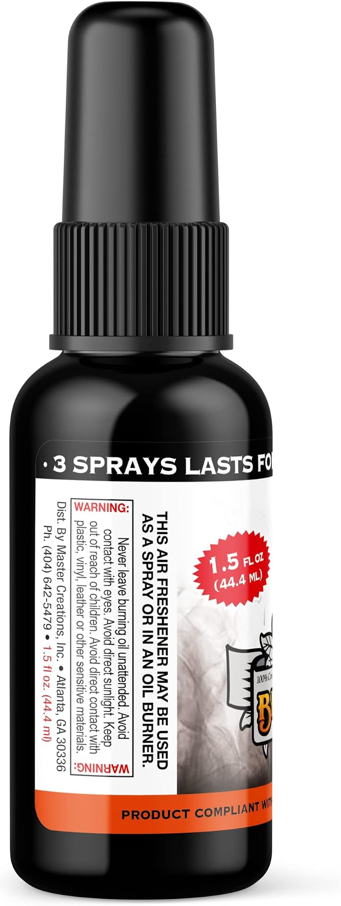 BluntPower (Black Rain, 1 Pack) Concentrated Odor Eliminator & Diffuser Oil - Room Deodorizer, Odor Eliminator, Air Freshener - Premium Oil Based Air Freshener