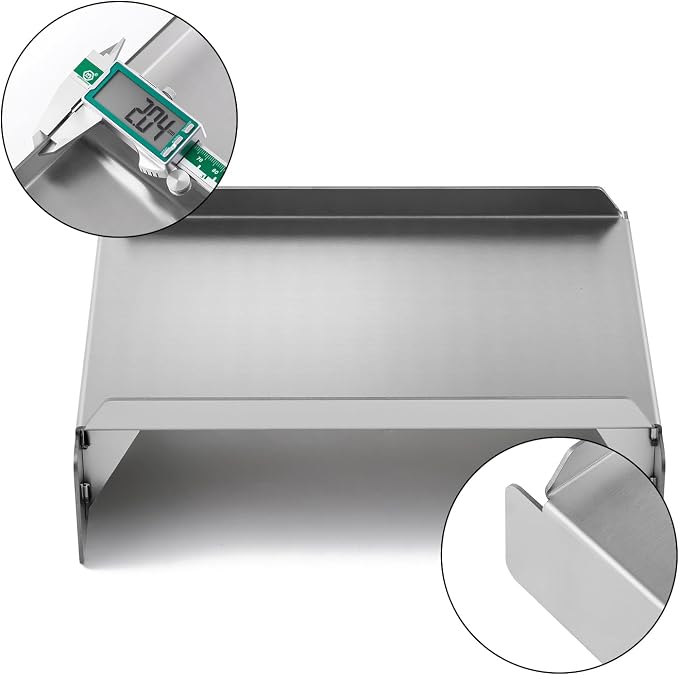 PB1100PS1 Heat Deflector Replacement for Pit Boss Pro 820 850 1100 1150 1600 700 Series Grill Parts PB1000XLW1 PB820PS1 700FB Hest Diffuser Pit Boss PB820D 820XL PB700FB Austin XL Replacement Parts