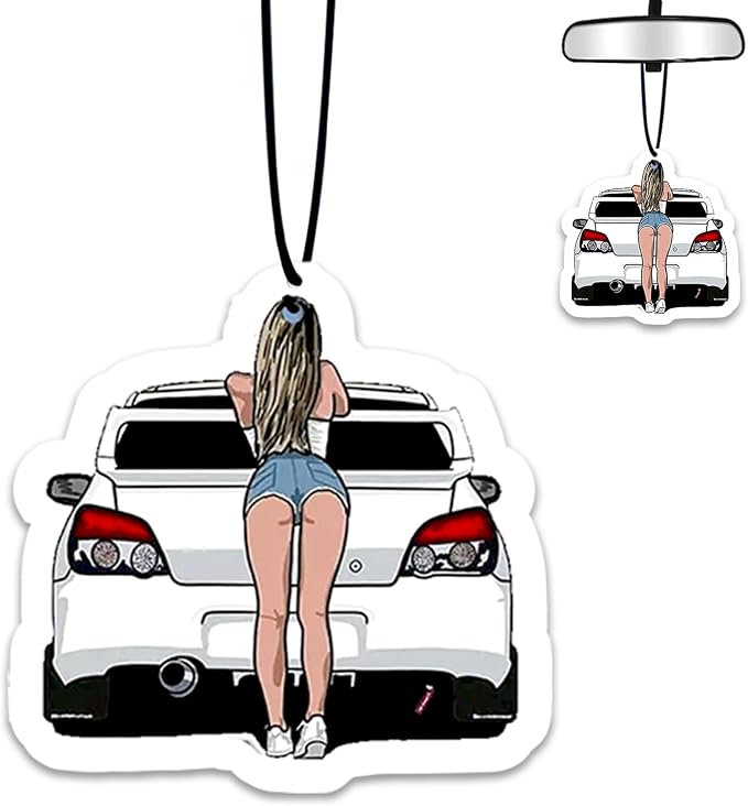 1PCS Car Air Fresheners,Girl's Car Car Air Fresheners for Cute Mirror Freshener Mirror Scented Hanging Cute Car Accessories Decor Interior Home,Girl's Car Fun Gifts for Women Men Friends Wife